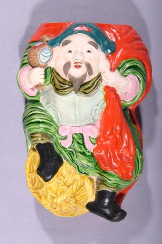 Daikoku Figure Wall Vase