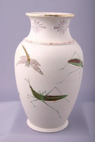 Vase with Insect Motif Decoration