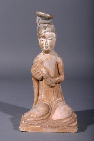 Tomb Figurine of Seated Female Woman