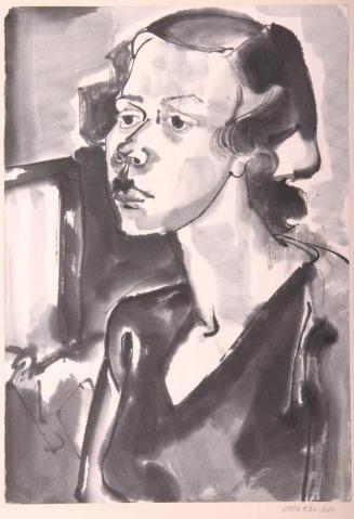 Untitled (Portrait Sketch of a Woman)