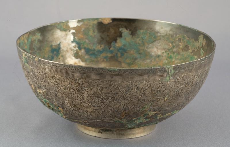 Beaten Silver Bowl