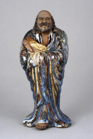 Shiwan Ware Standing Bodhidharma