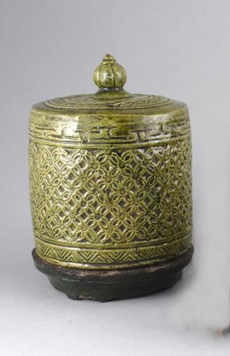 Shiwan Ware Oil Lamp