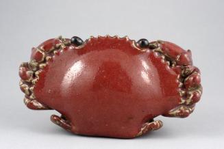 Shiwan Ware Crab Shaped Wall Vase