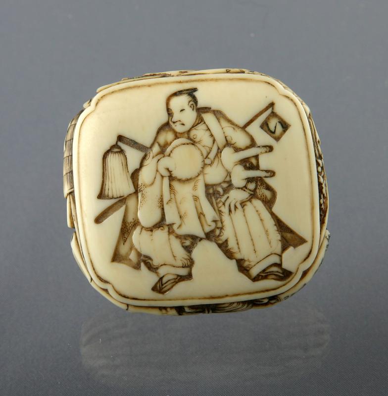 Manju Style Netsuke with Leader of 47 Ronin