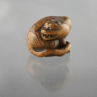 Netsuke of a Crouching Tiger