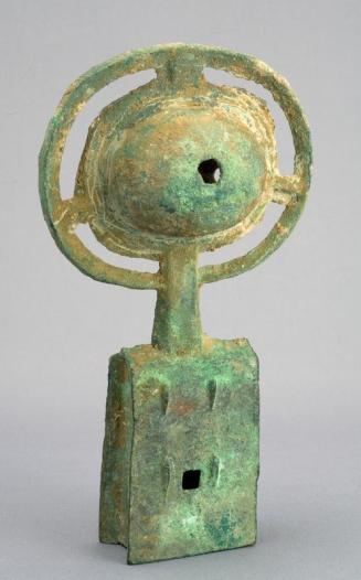 Bronze Rattle Finial