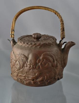 Banko WareTeapot with Masks