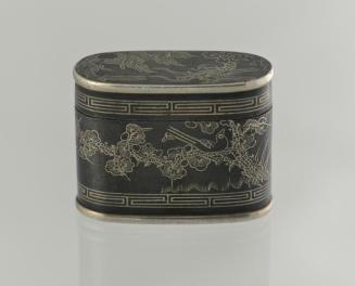 Niello Ware Opium Box