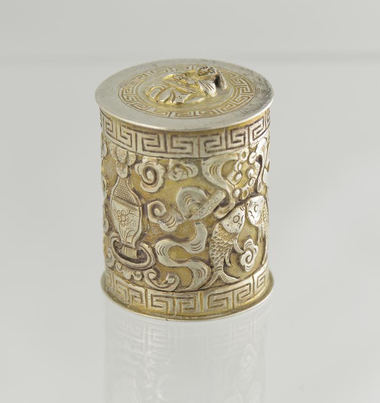 Silver Opium Box