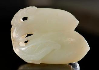 White Jade Carving of Two Melons