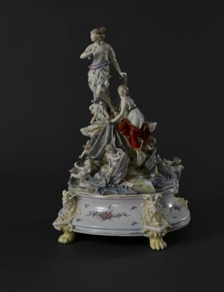 Large Meissen Figure Group