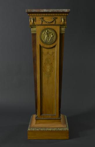 Ornamental Plinth with Marble Top