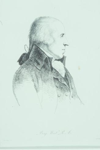 Portrait of Benj. West R.A. (after George Dance)