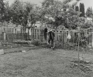 A Woman Tending Her Vegetable Garden