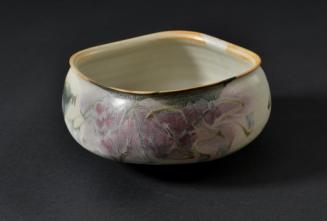 Square porcelain bowl