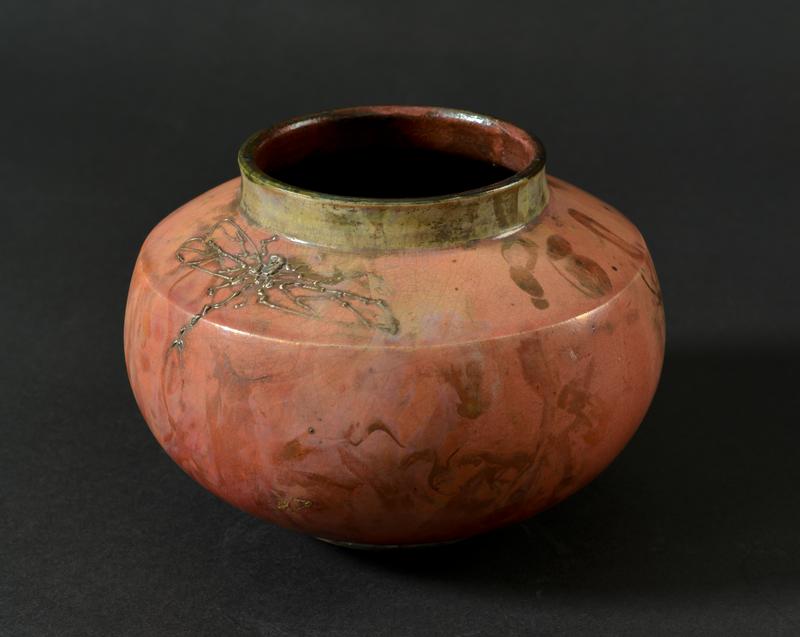 Pink Raku Vase