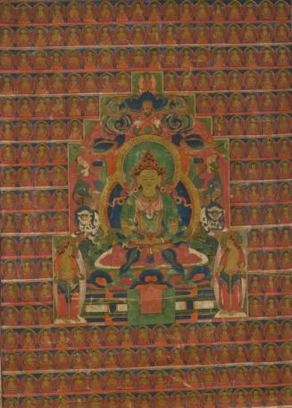 Thanka: Amitayus, Buddha of Endless Life