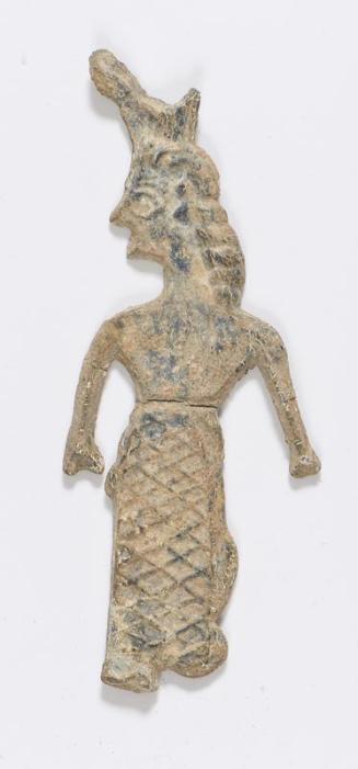 Lead votive figure from the shrine of Artemis Orthea