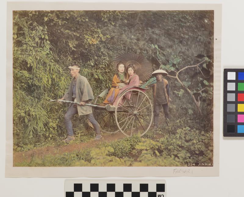 Jinriki (Rickshaw with two Ladies)