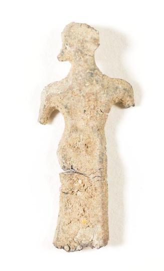 Lead votive figure from the shrine of Artemis Orthea