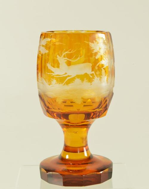 Amber Glass Vase