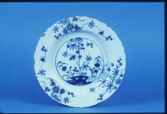 Plate with Oriental Garden Motif