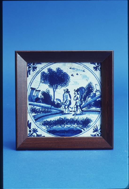 Tile - Figures in a Landscape