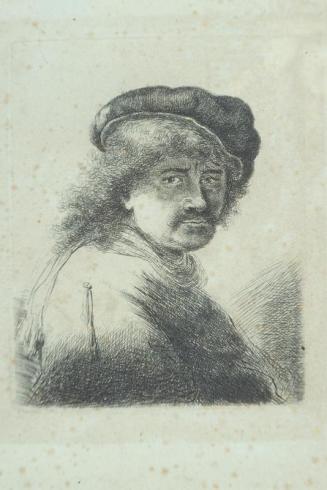 Copy after an etching by Rembrandt