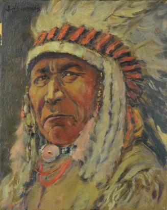 Portrait of Julius Standing Buffalo