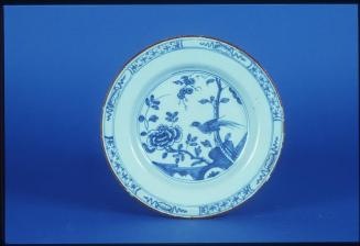 Plate with Bird in Garden Motif