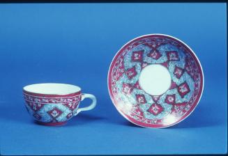 Joseph Gardner Ware Cup with  Floral Motif