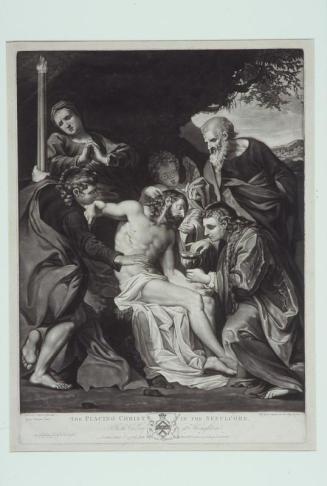 Placing Christ in the Sepulchre (after Lodovico Carracci)