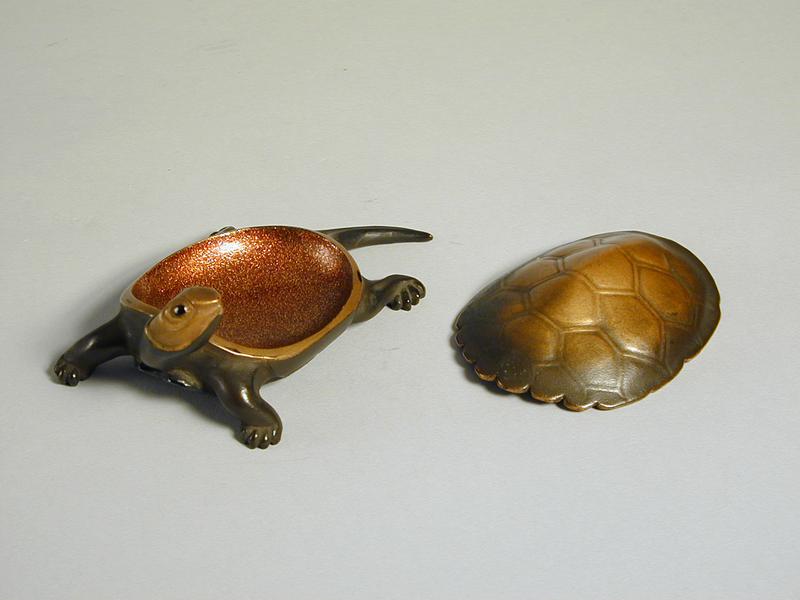 Lidded  Incense Box in the shape of a Turtle