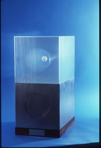 Untitled Construction (Ping Pong Ball in Plexiglass)