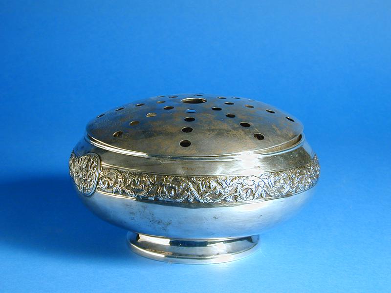 Silver Flower Bowl