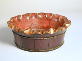 Buddhist Foliate Lacquer Bowl