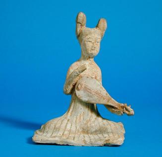 Female Musician Tomb Figure