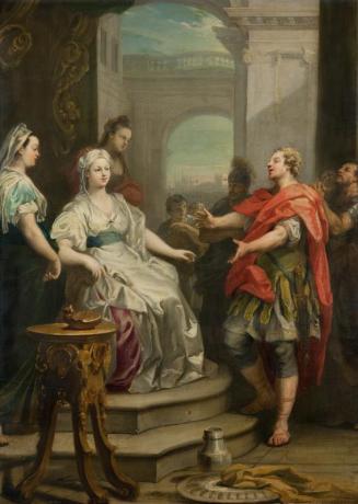 Aeneas Appearing Before Queen Dido