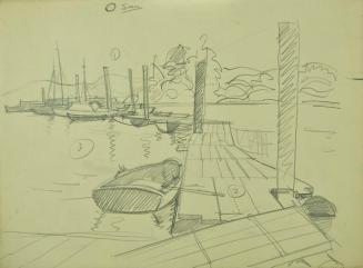 Untitled (Boats and Wharf)