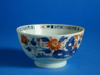 Bowl with Red and Gold Enamels