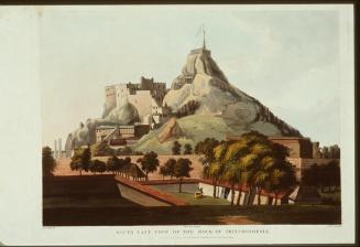 South East View of the Rock of Tritchinopoly (from a painting by Col. Ward)