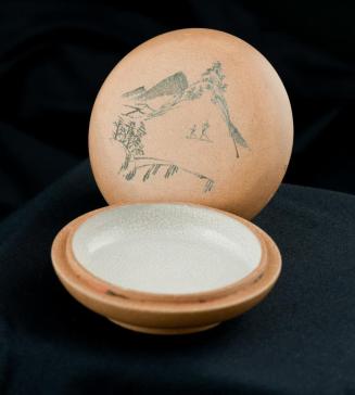 Yixing Ware Lidded Paste Box