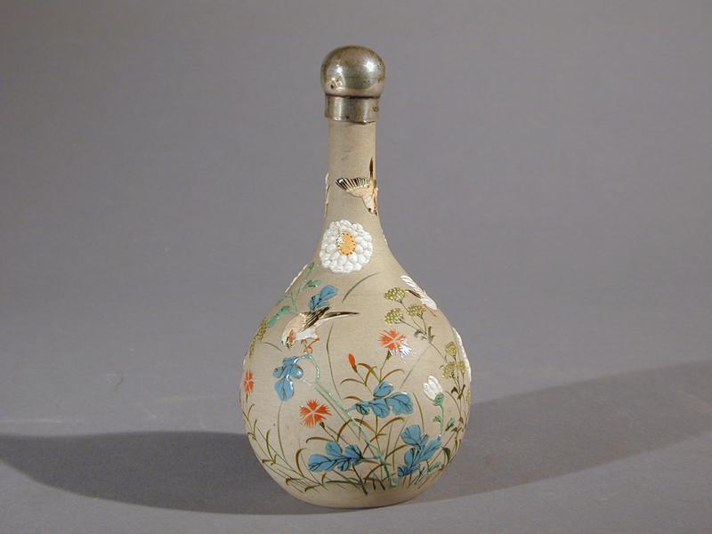 Banko Ware Lidded Bottle