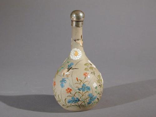 Banko Ware Lidded Bottle