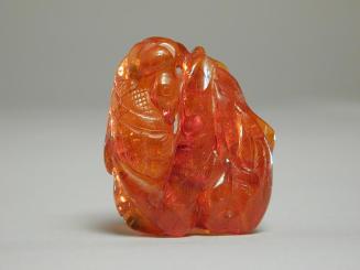 Amber Figurine of Two Ducks