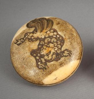 Netsuke with Design of Shishi Lion