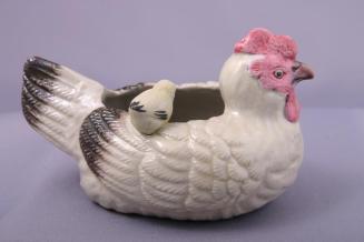 Hen with Chick Brush Washer