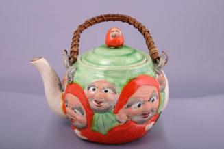 Teapot with Faces of Eight Gods