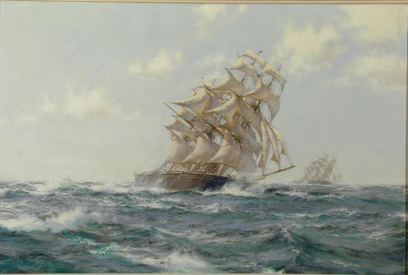 Foaming Up Channel - Cutty Sark and Thermopylae